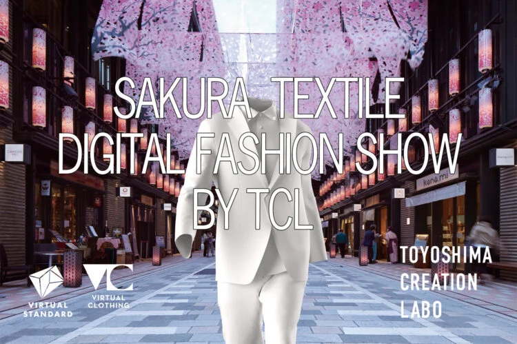 SAKURA TEXTILE Digital Fashion Show by TOYOSHIMA Creation Lab.
